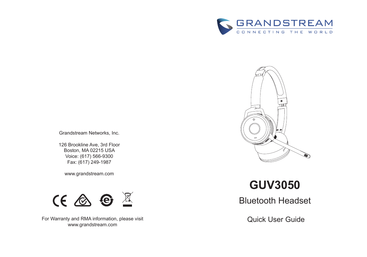 Grandstream GUV3005 cuffie USB