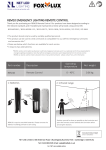 FOX-LUX REM10 Emergency Lighting Remote Control User Manual