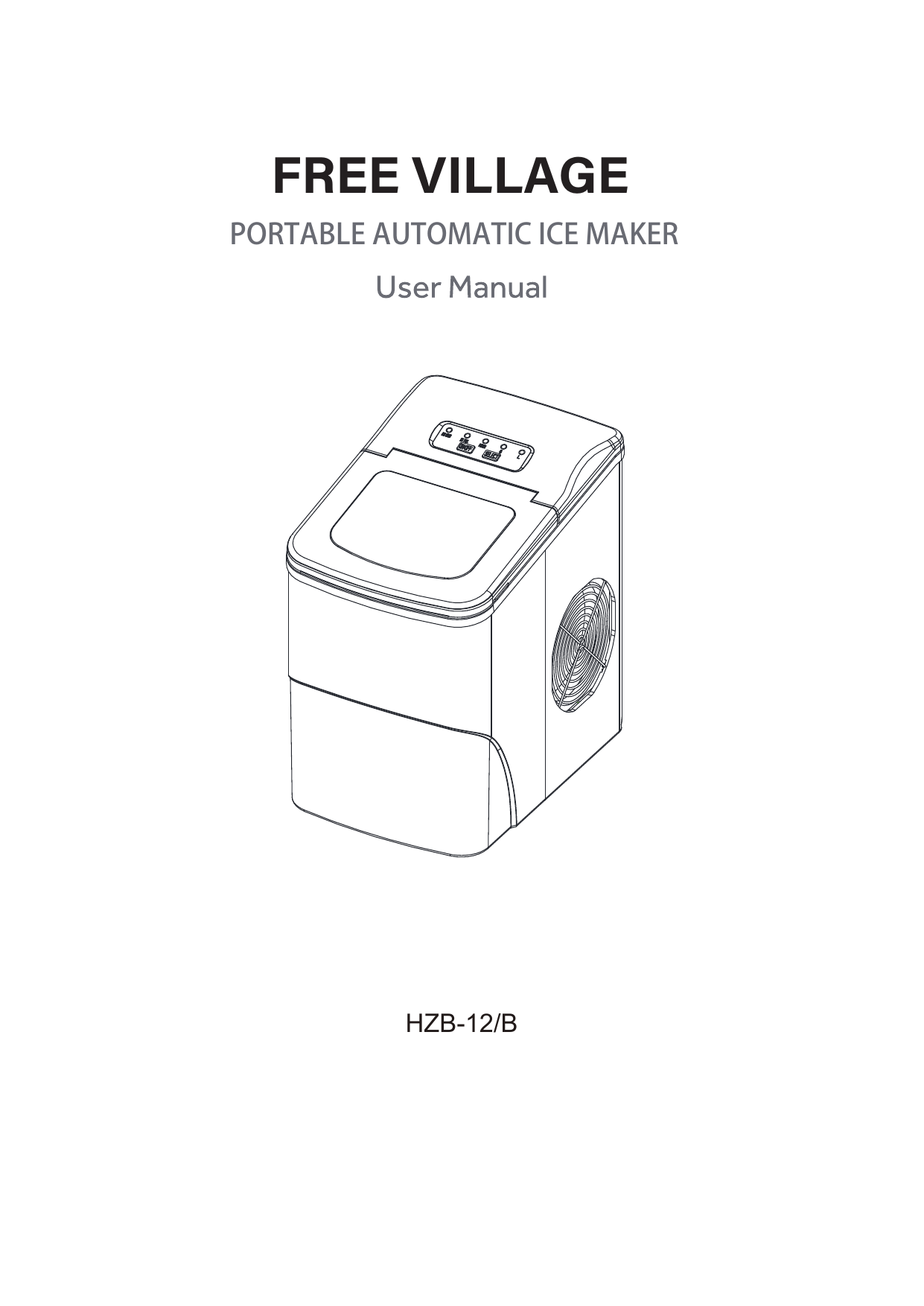 26.5lbs./Day Countertop Portable Ice Maker Self-Cleaning Machine w/Flip lid  White