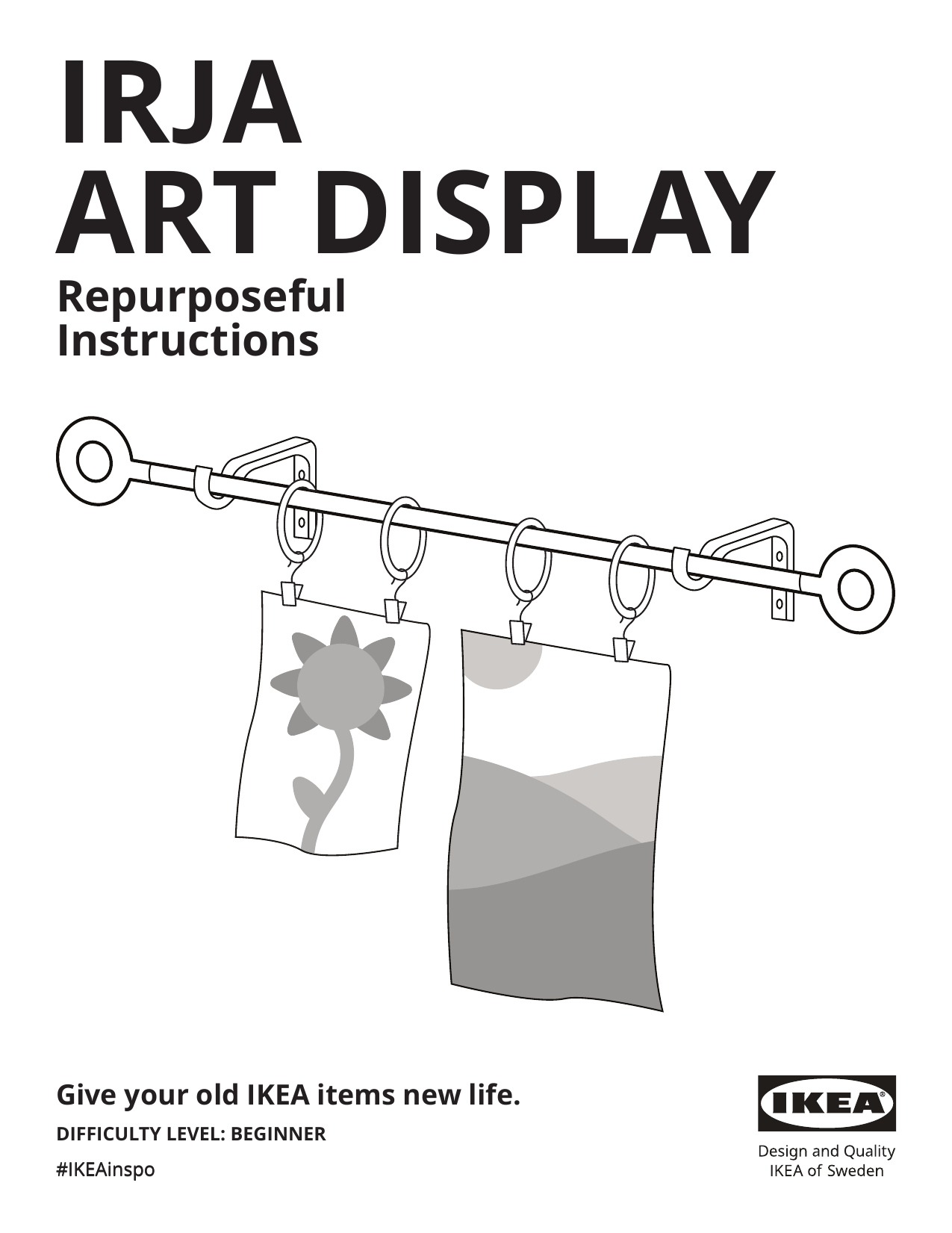 Карниз irja ikea