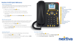Nextiva X-835 Quick Reference Guide + AI Chat &amp; PDF