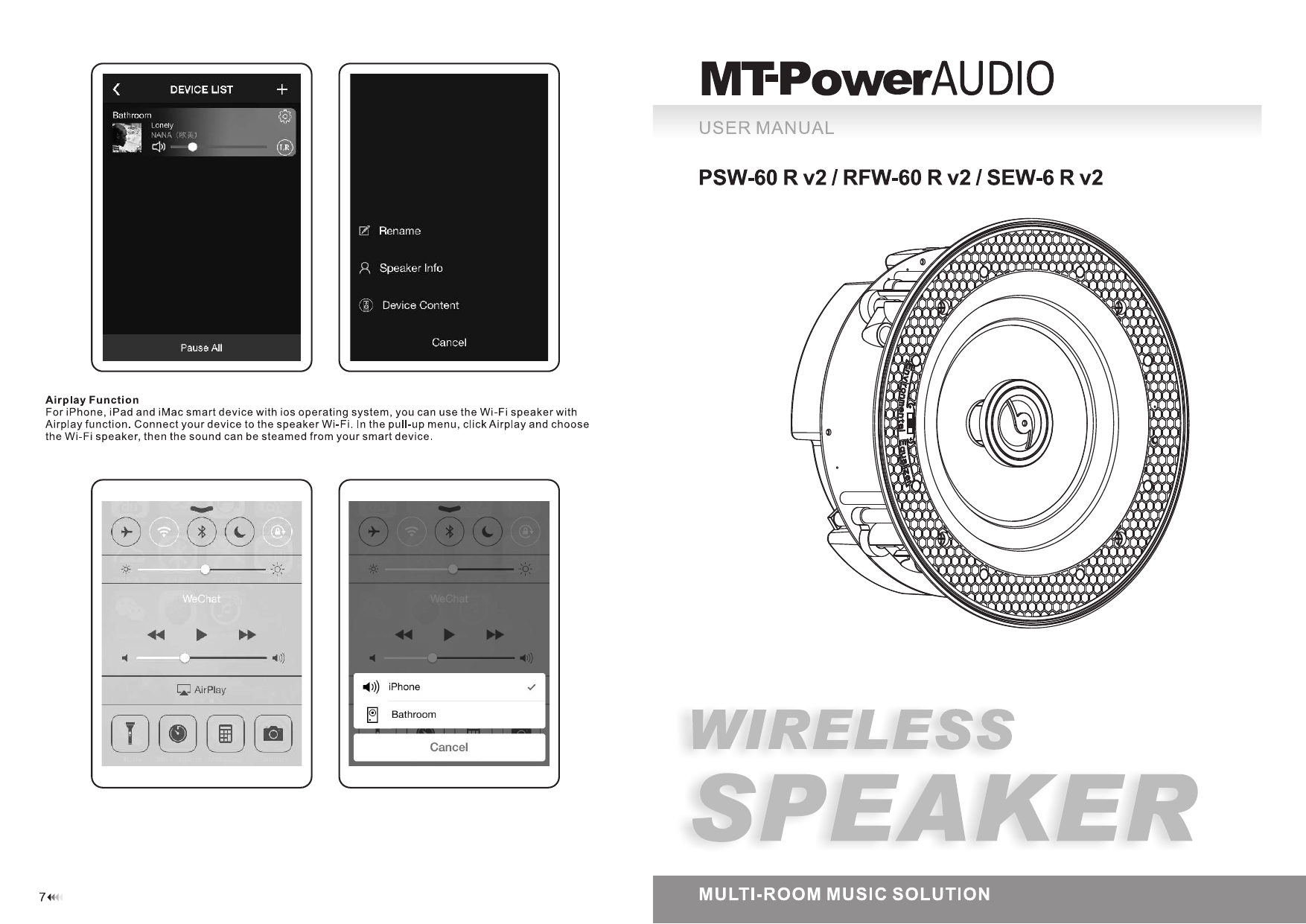 Wireless speaker инструкция на русском колонка