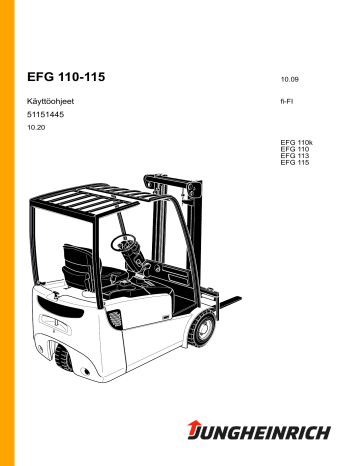 Jungheinrich EFG 115 Kasutusjuhend | Manualzz