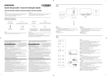 Samsung QM50R Quick Guide | Manualzz