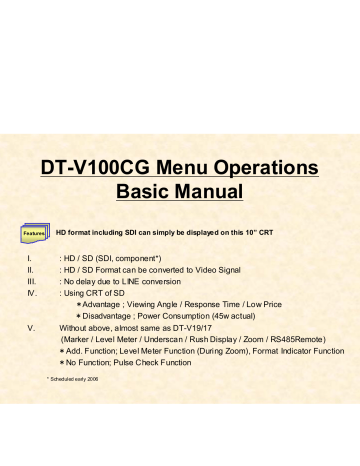 JVC DT-V100CG Basic Manual | Manualzz