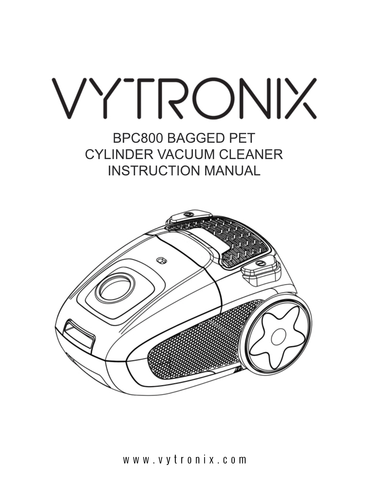 Vytronix bpc800 hoover discount bags