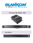 Blankom HDE-264B HDE-265B User Manual