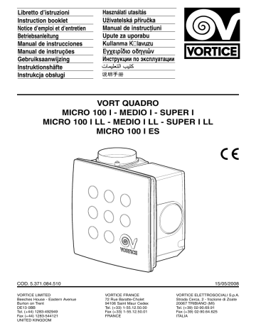 Vortice Quadro Micro 100 T Surface Centrifugal Timer Fan - View #12