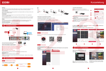 ZOSI DVR instruction manual | Manualzz
