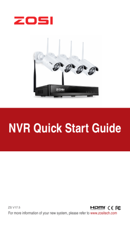 ZOSI NVR instruction manual | Manualzz