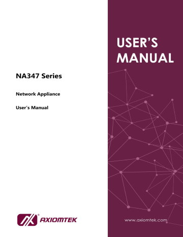 Axiomtek NA347 Compact Network Appliance Owner's Manual | Manualzz
