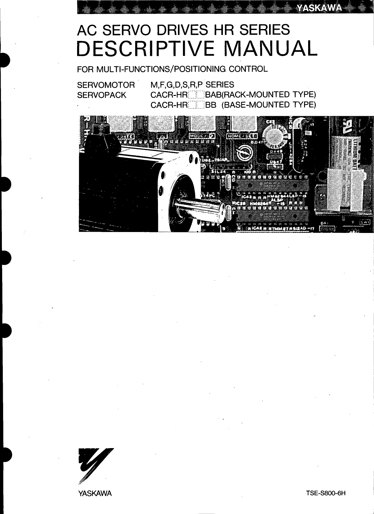 Yaskawa CACR-HR Manual | Manualzz