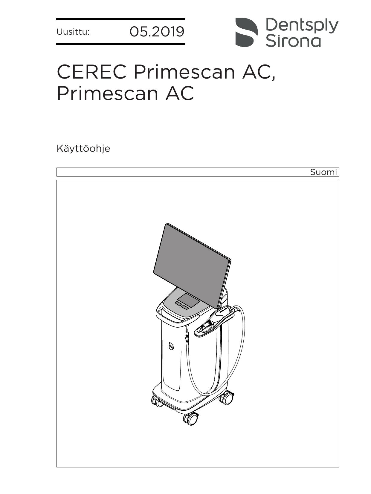 Dentsply Sirona CEREC Primescan AC, Primescan AC Kasutusjuhend | Manualzz
