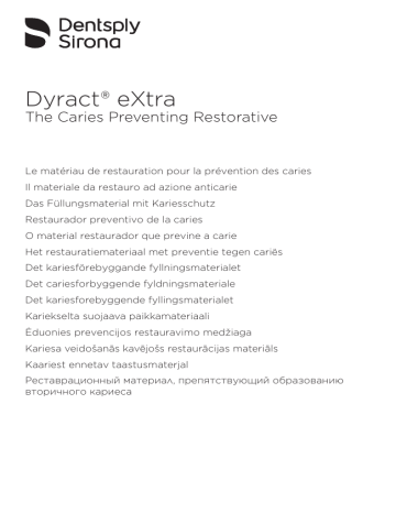 Dentsply Sirona Dyract EXtra Bedienungsanleitung | Manualzz