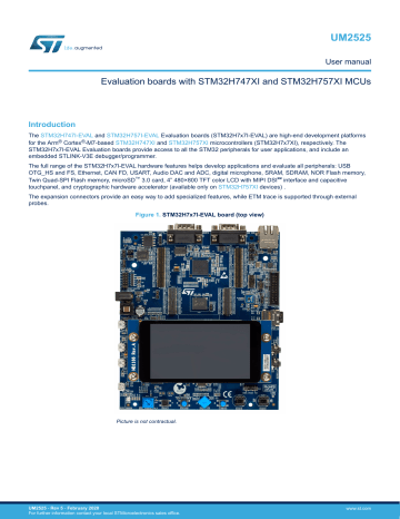 STMicroelectronics STM32H747I-EVAL User Manual | Manualzz