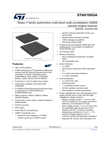 Stmicroelectronics Sta Ga Datasheet Manualzz