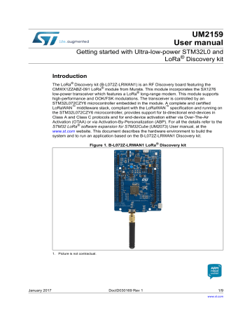 STMicroelectronics B-L072Z-LRWAN1 User Manual | Manualzz