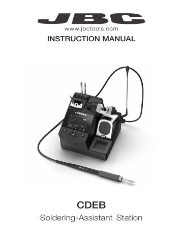 JBC CDEB Soldering-Assistant Station Owner's Manual | Manualzz