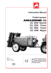 Amazone UG Power / Special Instruction manual