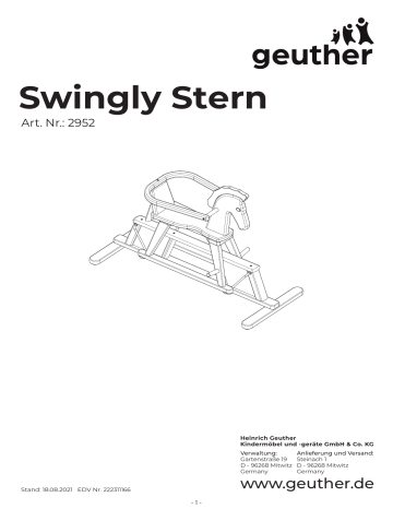 Geuther 2952 NA Swingly Star rocking horse Brugermanual | Manualzz