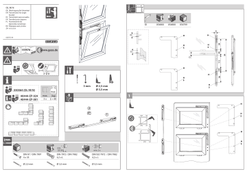 GEZE OL 90 N Surface-mounted fanlight opener Installation instructions ...