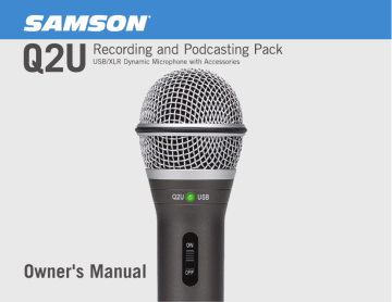 Samson Q2U Owner's Manual | Manualzz