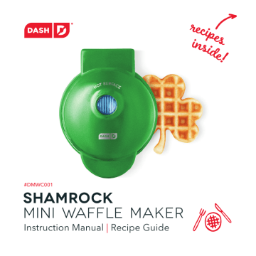 Dash Shamrock Mini Waffle Maker Instruction manual | Manualzz
