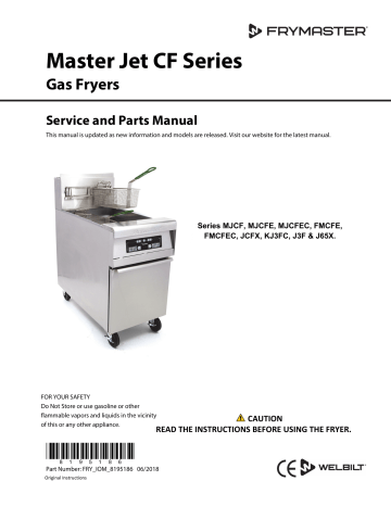 Frymaster Biela 314 Service Manual