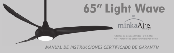 Minka-Aire F848-CL Light Wave - LED 65