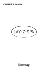 Lay Z Spa 9605279 LAY-Z SPA SANTORINI HYDROJET HD Instruction Manual