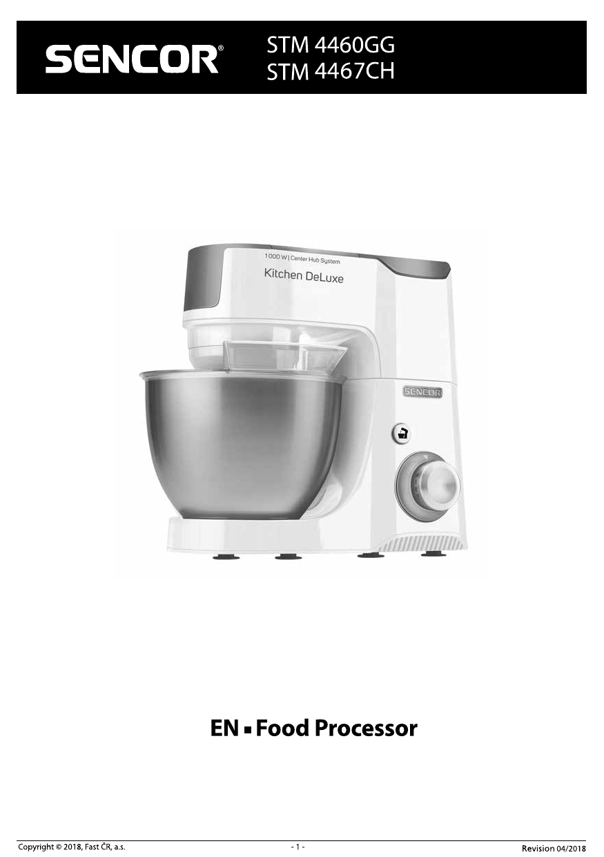 Multi-function Food Processor, STM 4460GG