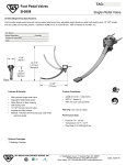 T&amp;S Brass B-0508 Single Pedal Valve, Wall Mount, 1/2&quot; NPT Female Inlet and Outlet, Ex-Long Pedal Specification