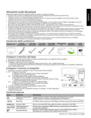 Acer v275hl не включается