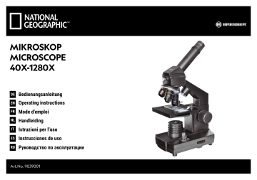 National Geographic 9039001 40x-1280x Microscope Bedienungsanleitung | Manualzz