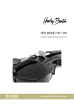 Harley Benton HBV 800NV E-Violin 4/4 Manual de usuario
