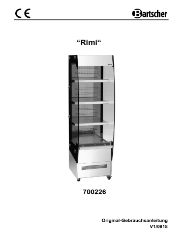 Bartscher 700226 Refrigerated wall shelf “Rimi” Operativne instrukcije | Manualzz