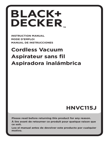 User manual Black & Decker X1550 (English - 32 pages)