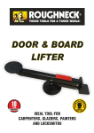 Olympia Tools 32-500 Door & Board Lifter Instruction Manual