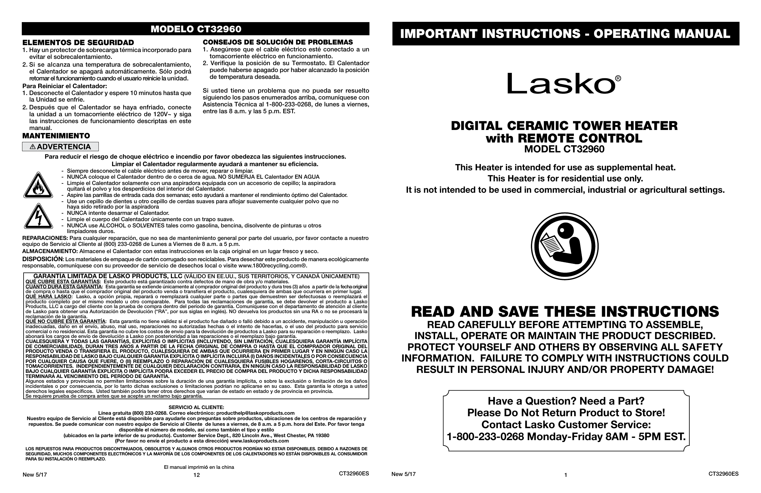 Lasko CT32960 Ultra Digital Ceramic 