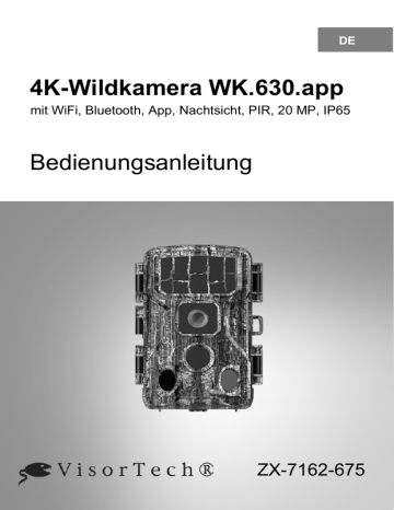 VisorTech ZX-7162 WLAN-4K-UHD-Wildkamera Owner's Manual | Manualzz