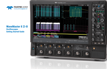 Lecroy WaveMaster 8 Zi-B Oscilloscope Getting Started Guide | Manualzz