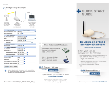 Advantech BB ABDN ER DP551 WIFI Bridge Quick Start Guide Manualzz