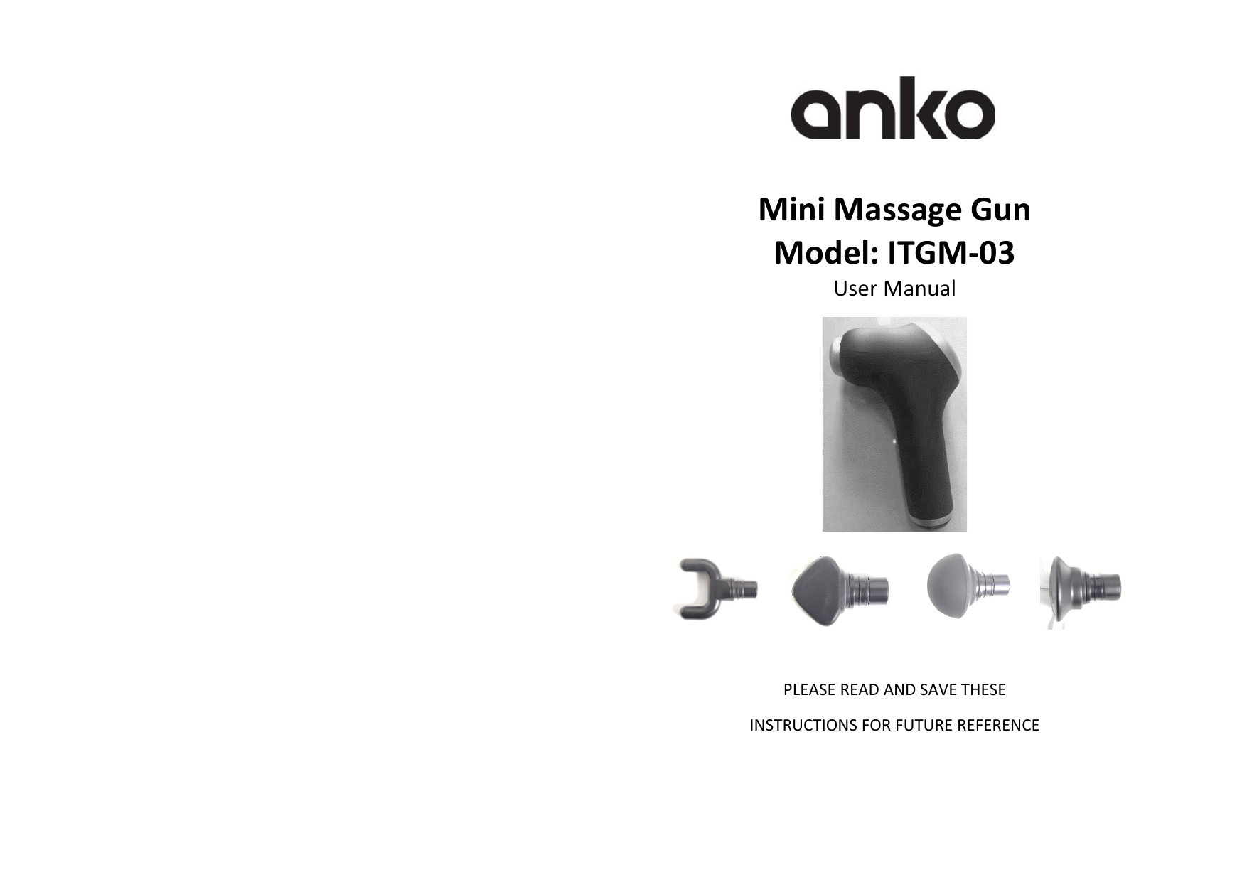 Massage Gun user's manual. Массажный пистолет eqvatro инструкция по эксплуатации.