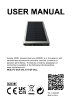 MultiGift MO9051 Solar Power Bank Benutzerhandbuch