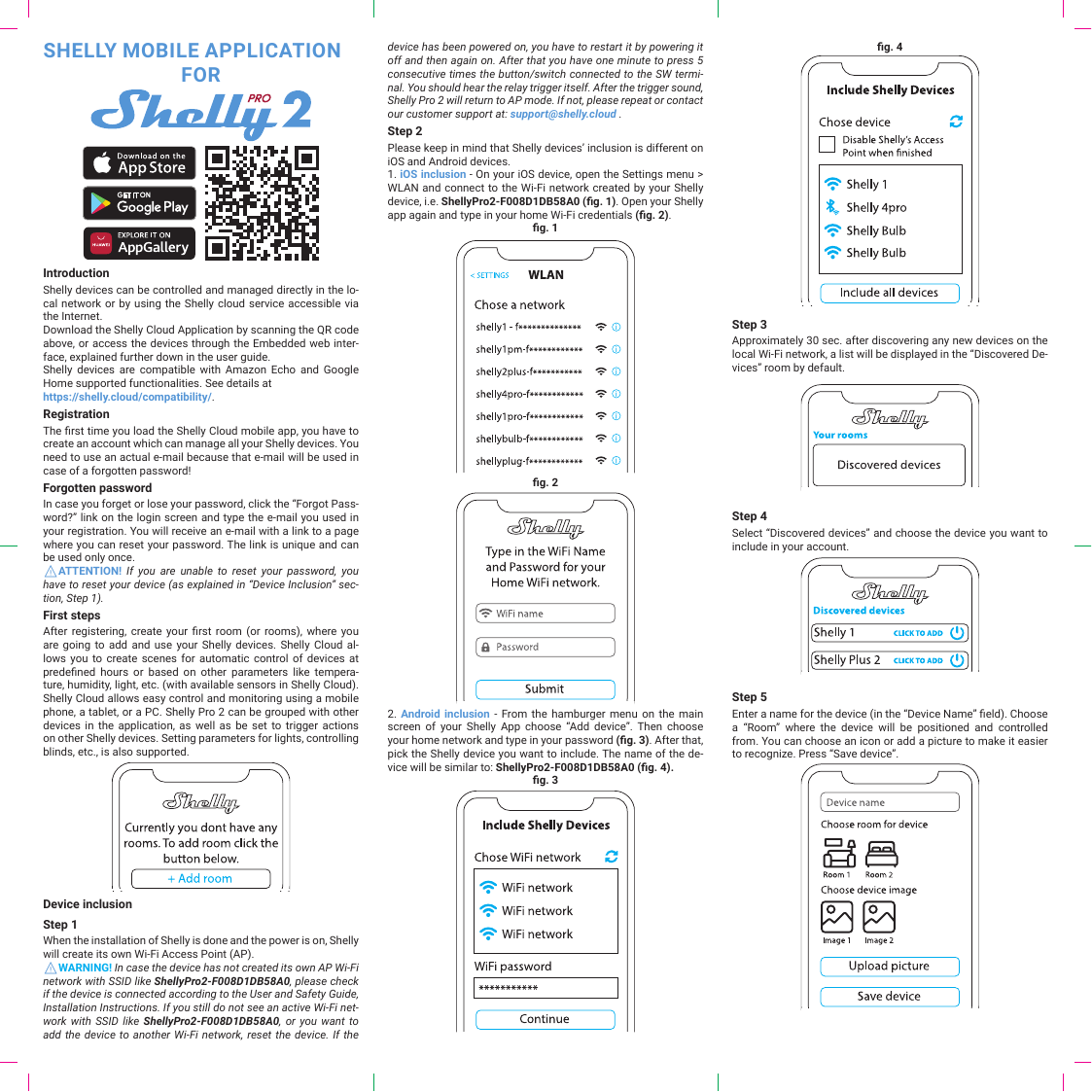 Application instructions. Мобиле мануал. Shelly 1 инструкция на русском.