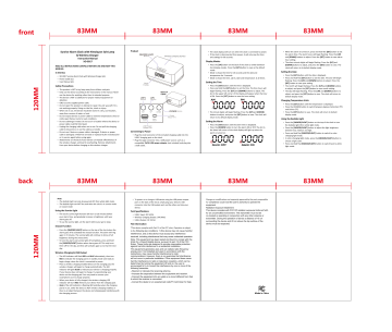 LOMI XO-9917 Sunrise Alarm Clock Instruction Manual | Manualzz