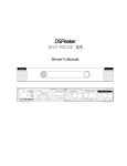 DSPeaker Anti-Mode X4 Owner's Manual