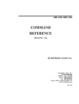 Galil DMC-1500 series Command Reference Manual
