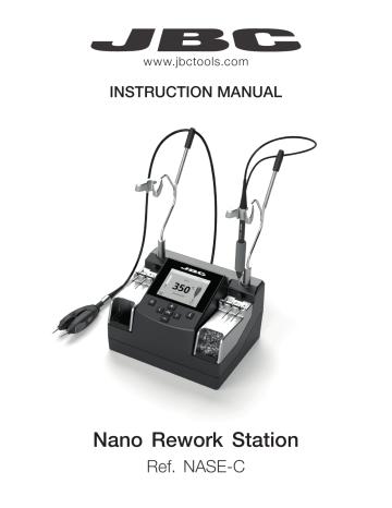 Jbc NAE-1C, NAE-2C, NAE-9C, NASE-C Series Instruction Manual | Manualzz