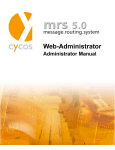 Cycos mrs 5.0 Administrator's Manual